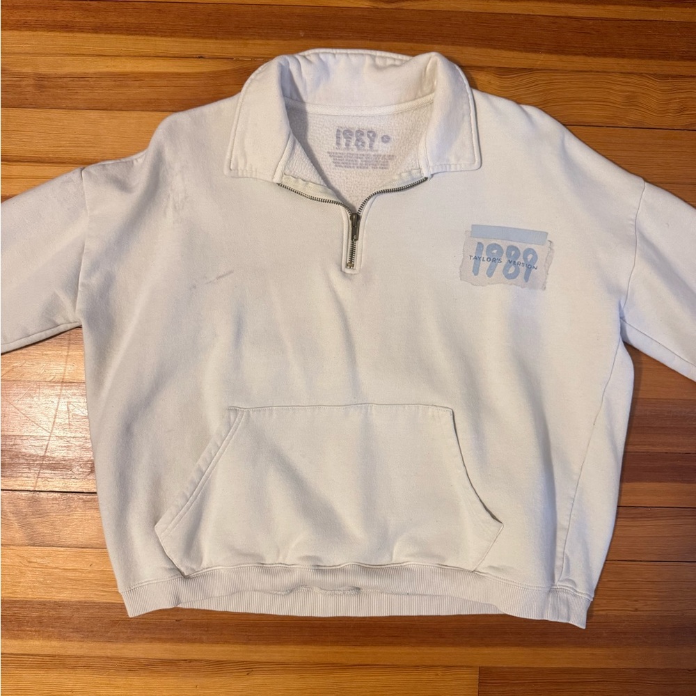 Taylor swift 1989 quarter zip sweatshirt